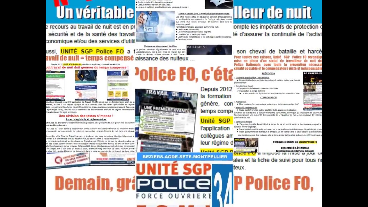 N&deg; 4  Douze raisons essentielles de voter UNIT&Eacute; SGP Police FO