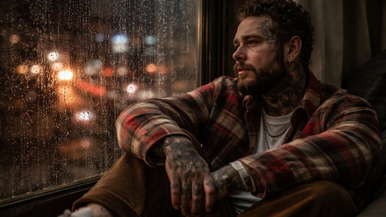 Post Malone – Falling Apart In Neon Nights | Lyrics video 