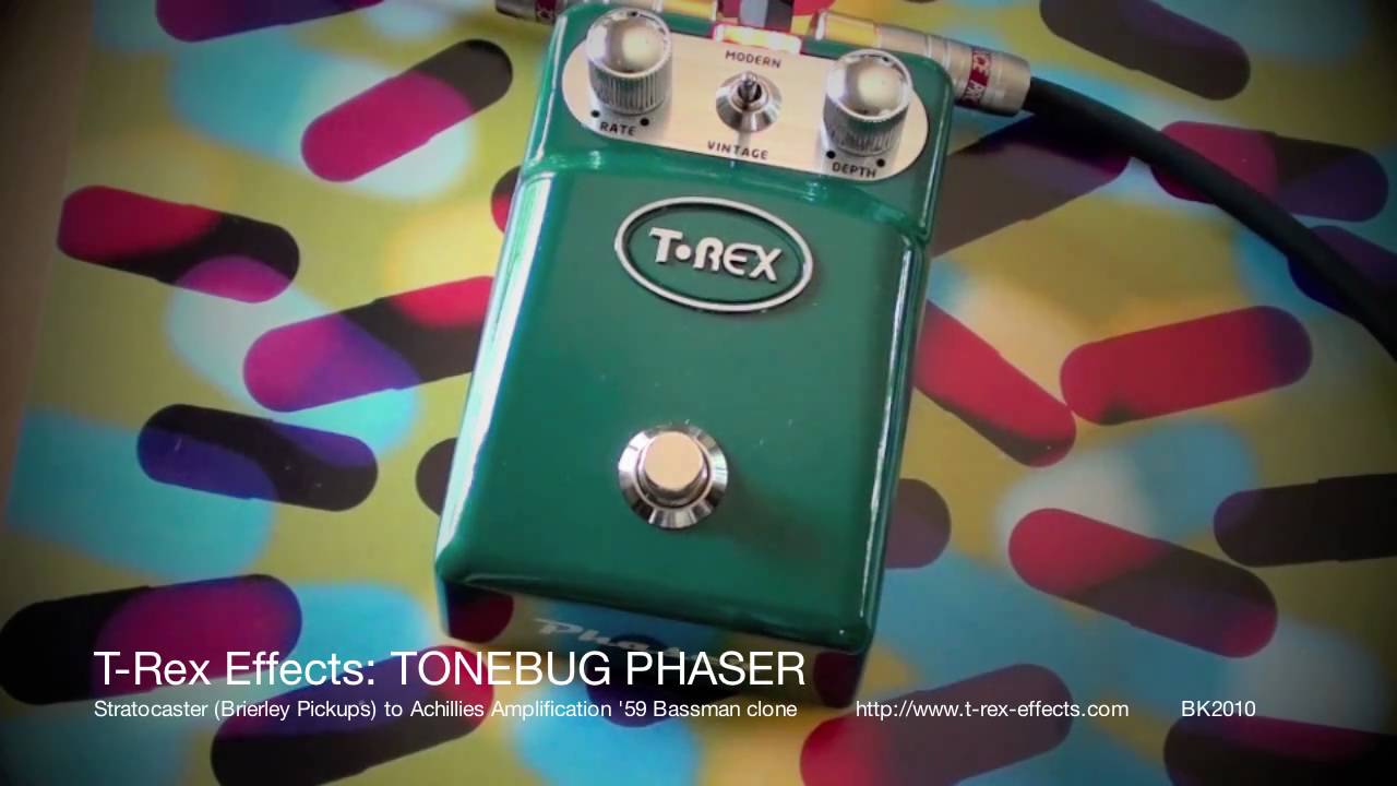 T-Rex Effects: Tonebug Phaser - Strat to Bassman