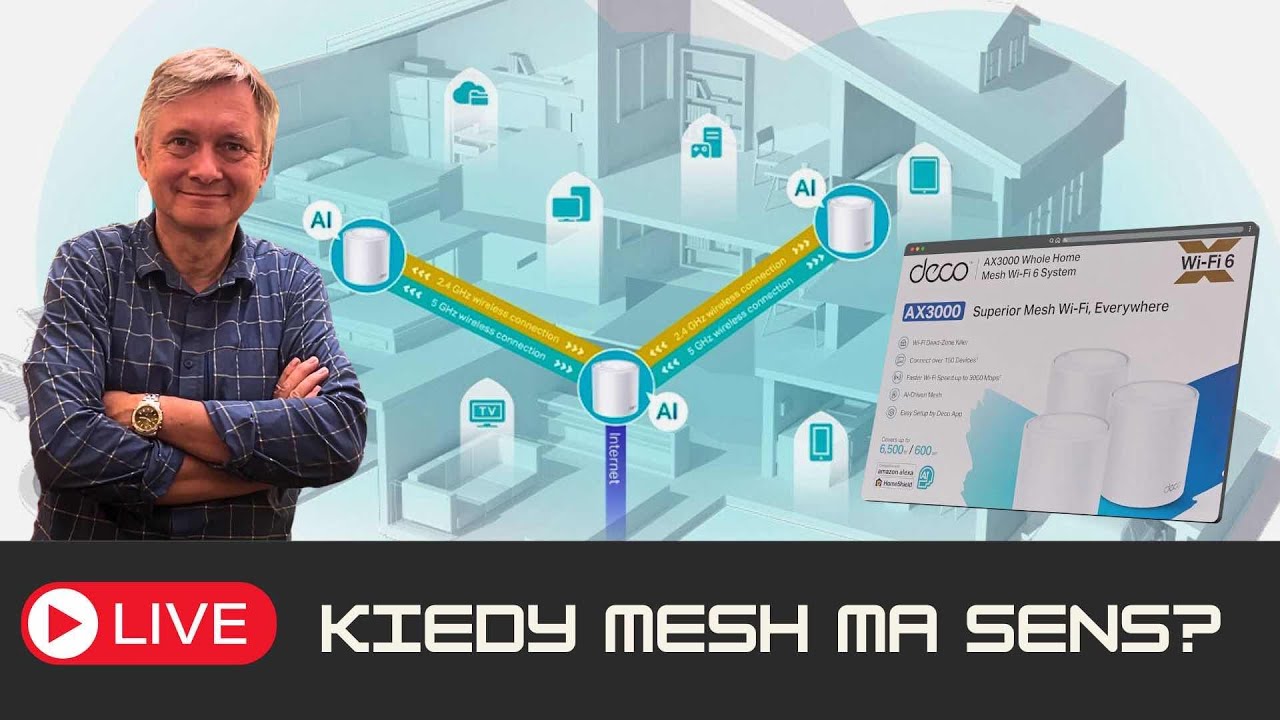 WiFi 6, 6e czy 7 w całym domu? Mesh czy ruter?