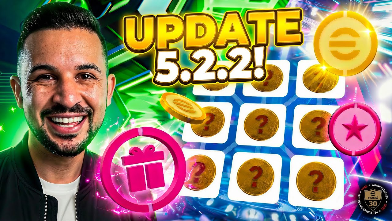 NOVIDADES DA MANUTEN&Ccedil;&Atilde;O! 😱 UPDATE 5.2.2 OFICIAL, V&Aacute;RIOS PR&Ecirc;MIOS E NOVO ELO NO EFOOTBALL 2026 MOBILE