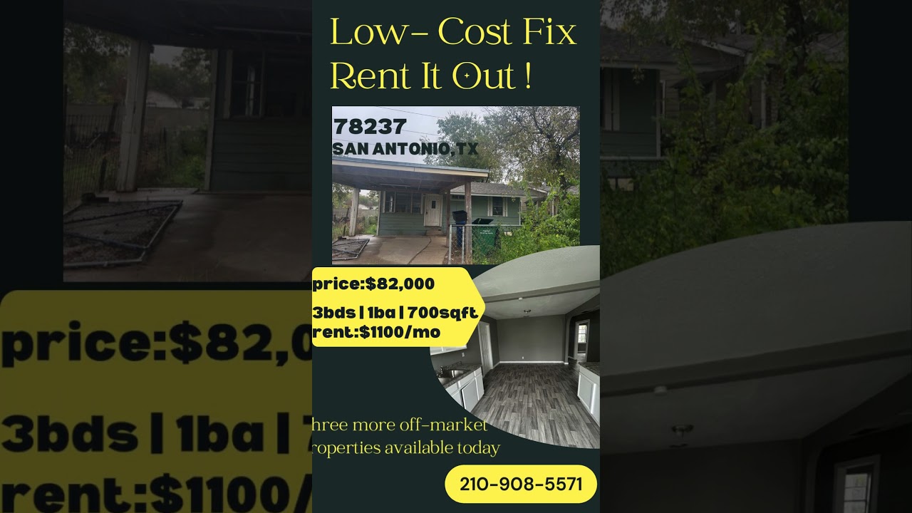 Low cost fix - rent it out #property #fixerupper#realestate #renovation #realestate