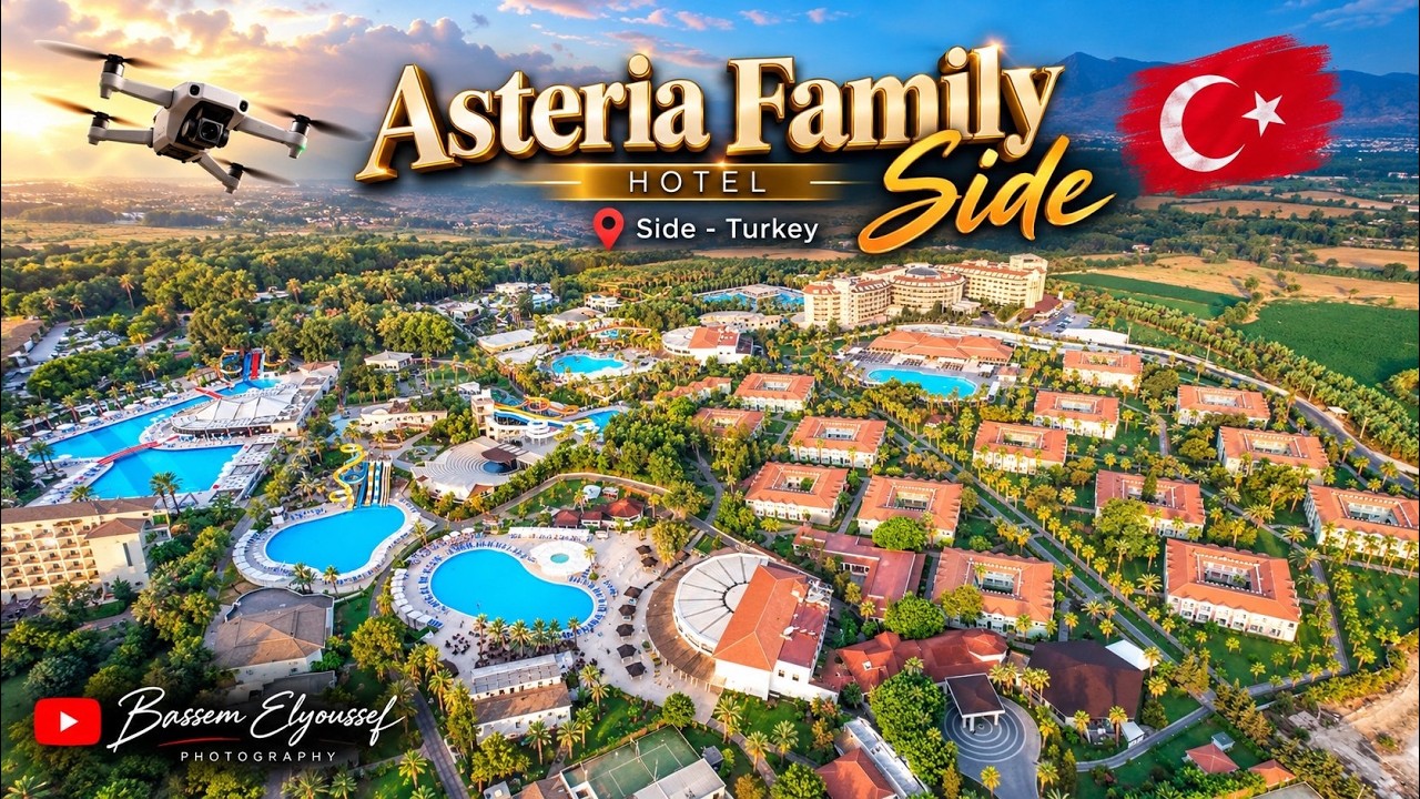 Asteria Family Side ( Euphoria palm  beach ) with drone
