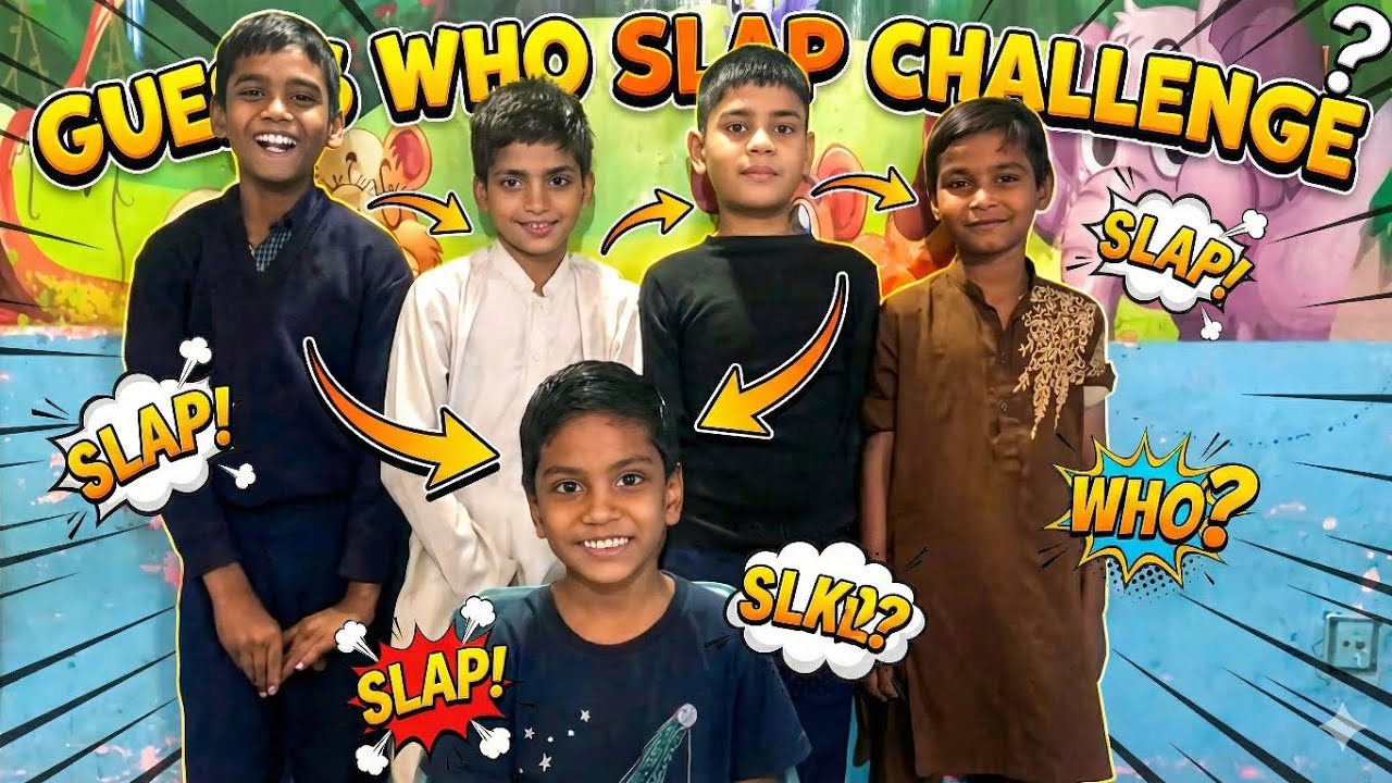 GUESS WHO SLAP CHALLENGE 😂 | Kids Funny Game | Fun Fever