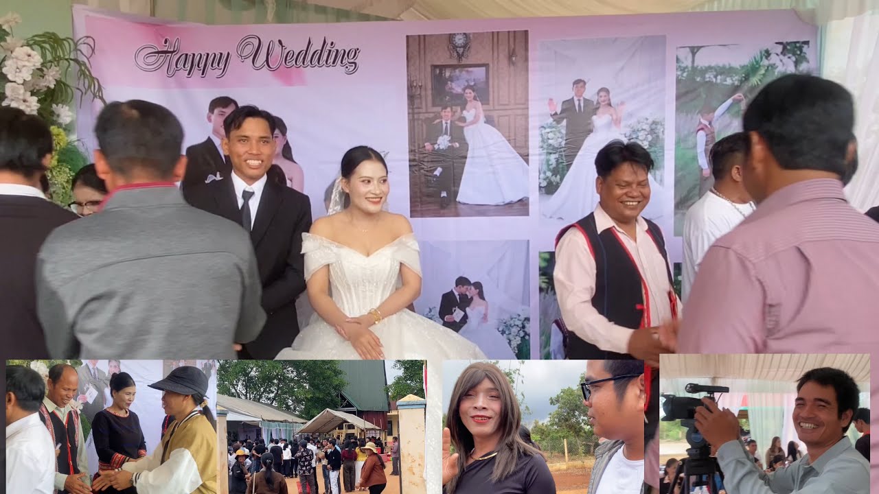 Đám cưới của Hoàng tử Rc Quân và Ksor Y Linh hơn 1200 khách tình cờ gặp Idol Rup Rsiu/ Vlog BaliN TN