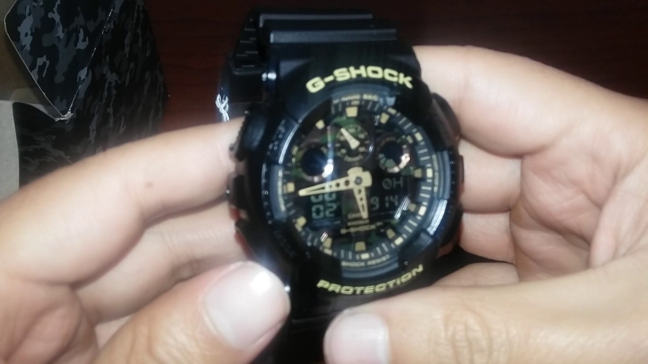Casio Men's GA-100CF-1A9CR G-Shock Camouflage
