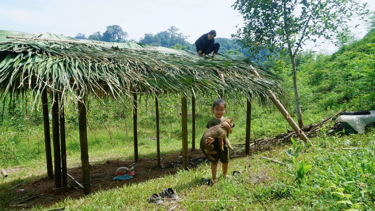 Full Video: TIMELAPSE A mute mother's 3-month journey building a bamboo house, FROM START TO FINISH
