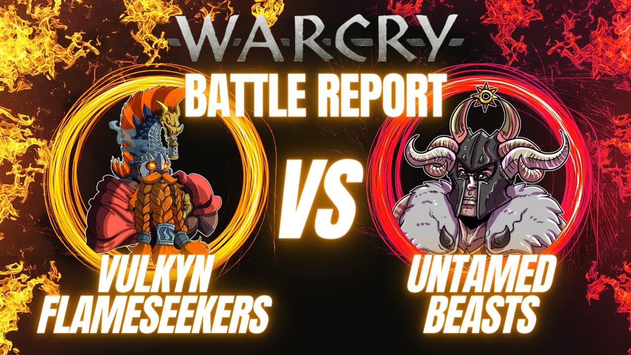 Warcry Battle Report: Vulkyn Flameseekers vs Untamed Beasts