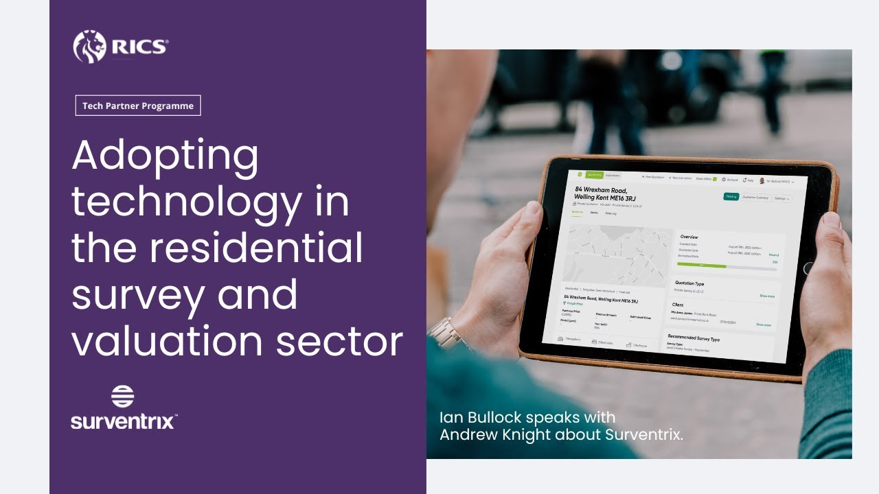 RICS Tech Partner discussion with Surventrix Systems