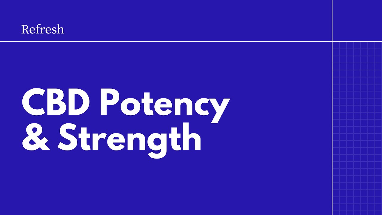 CBD Potency & Strength | How to Read CBD Potency | How Much CBD Should I Take?