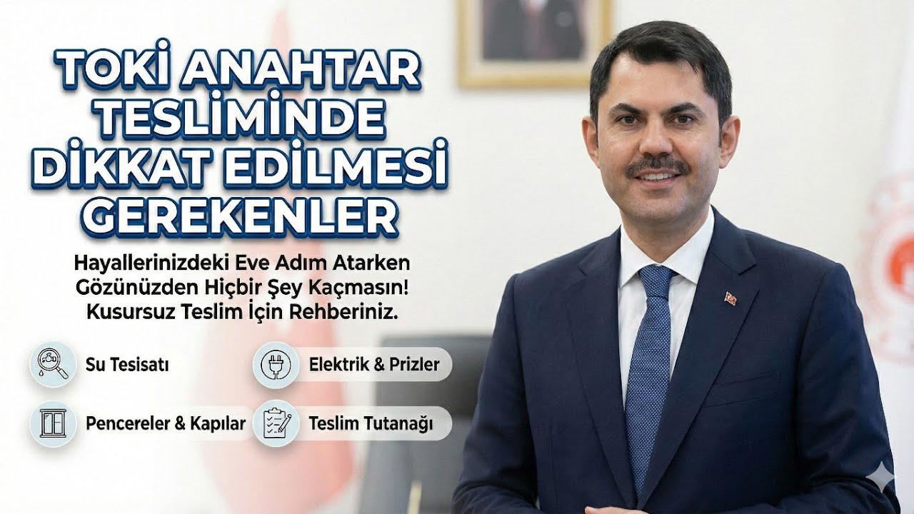 TOKİ evini teslim alırken nelere dikkat edilmeli? TOKİ evi teslimat s&uuml;reci adım adım. 