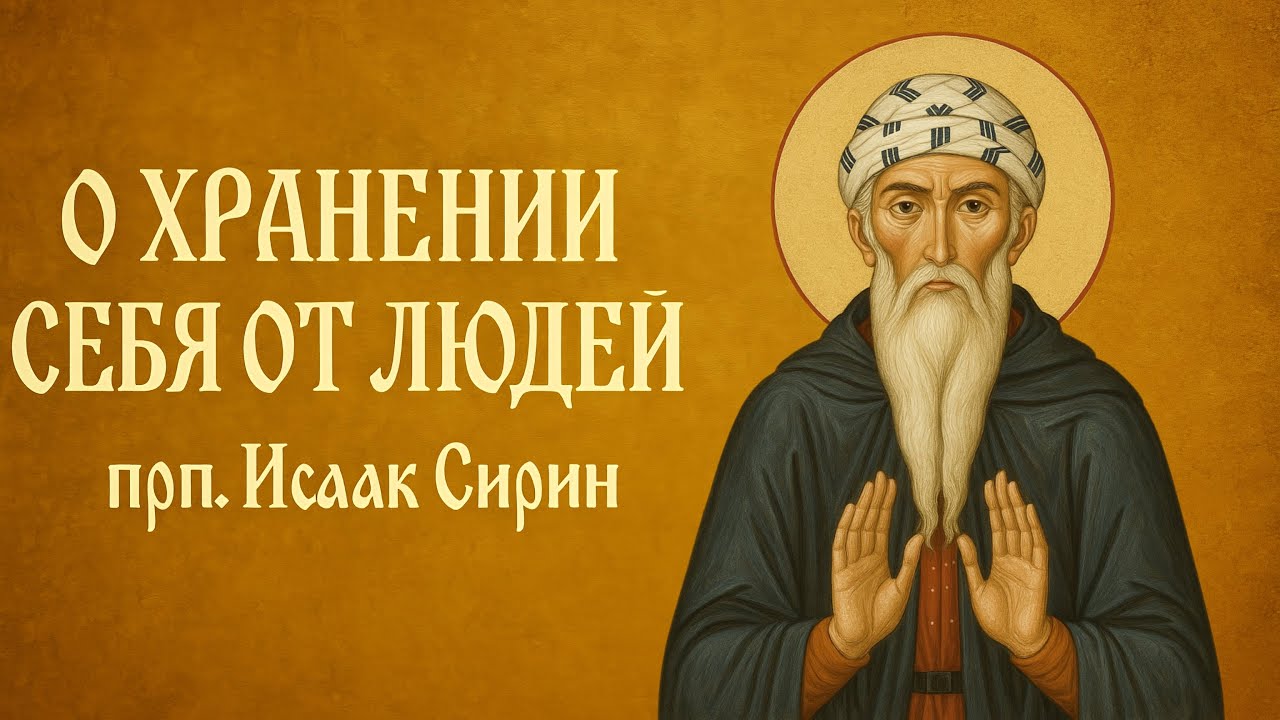 О хранении себя от людей | прп. Исаак Сирин | Аудиокнига