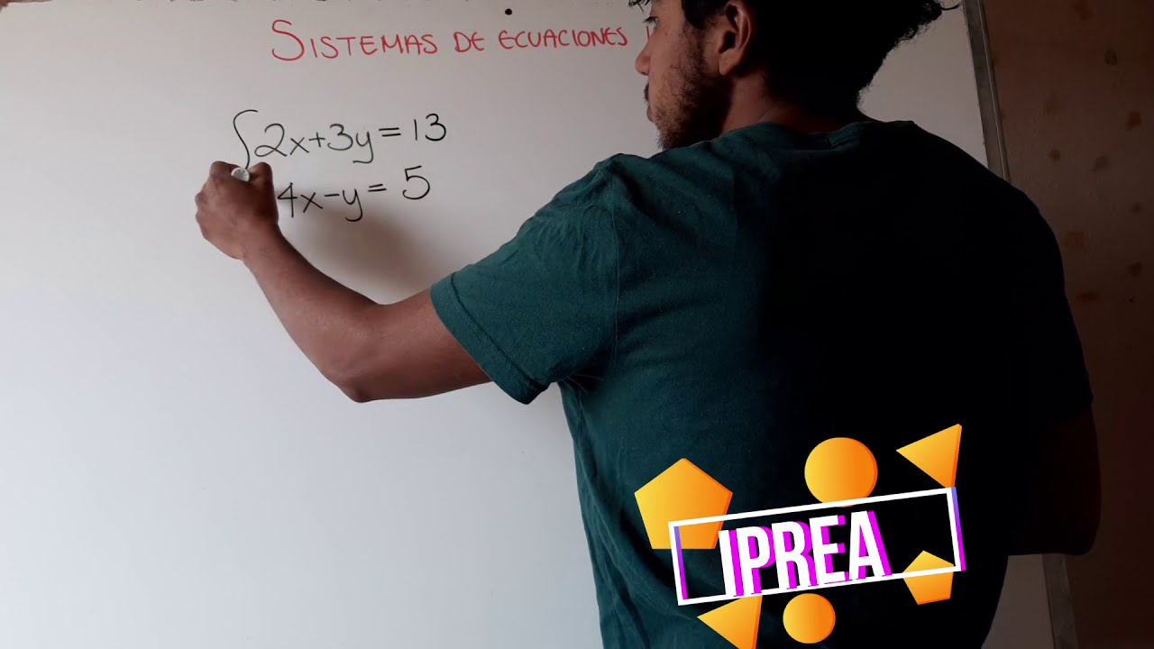 Sistemas lineales de dos ecuaciones con dos incógnitas (Explicado paso a paso)