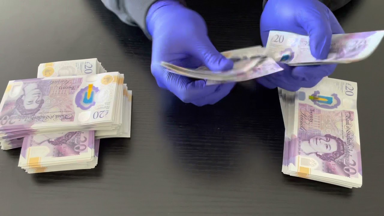 SAVINGS CHALLENGE | £11,000 CASH COUNT | £20 POLYMER BRITISH POUND | ASMR | MOTIVATION
