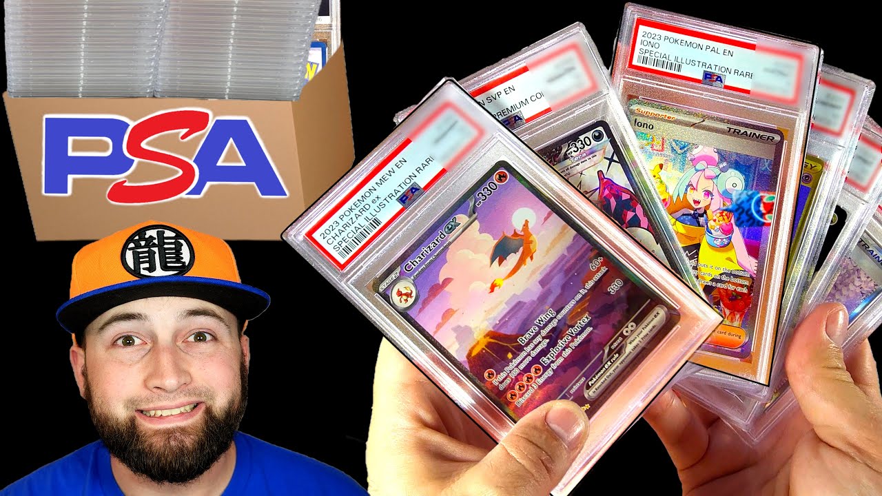 Let's Open My BIGGEST PSA Return EVER!! (Charizard, Iono, & 151 SIRs)