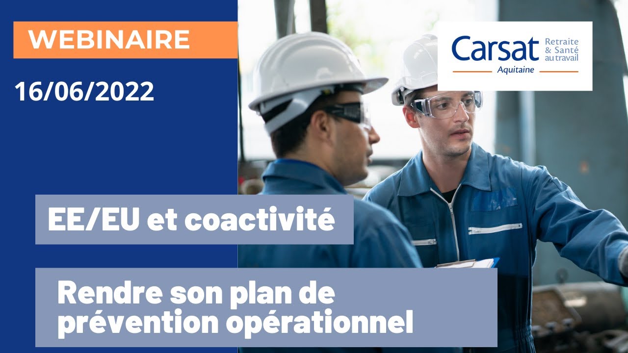 WEBINAIRE - Intervention d’entreprises extérieures : rendre son plan de prévention opérationnel