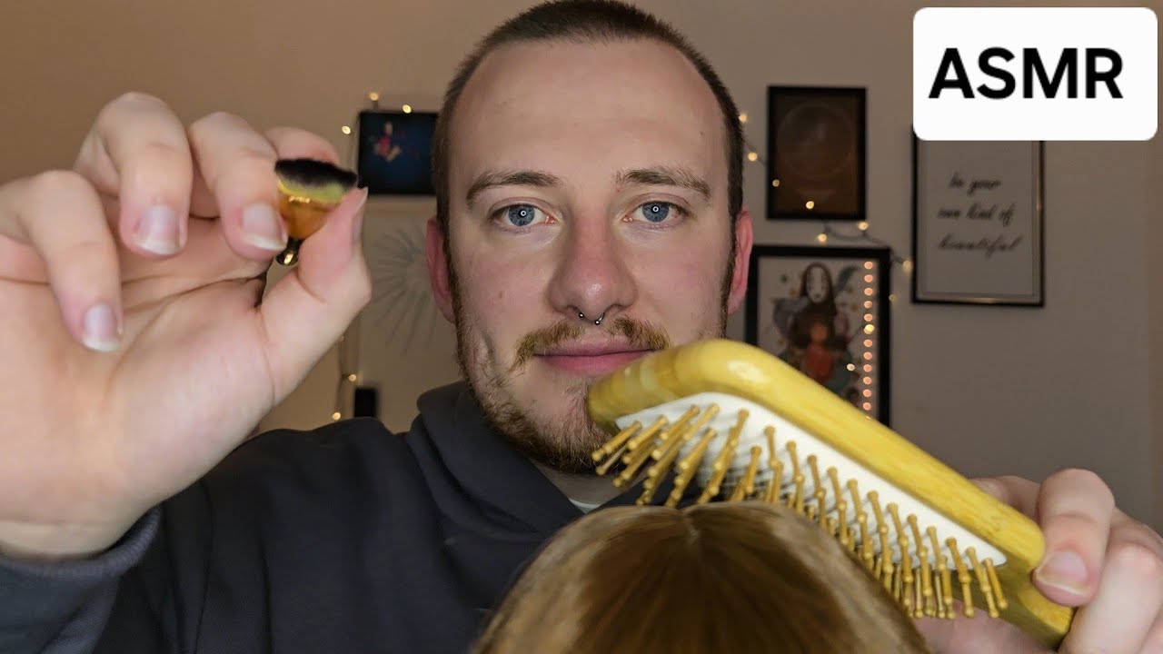 ASMR - Doing Your Hair & Makeup For A Party 🥂