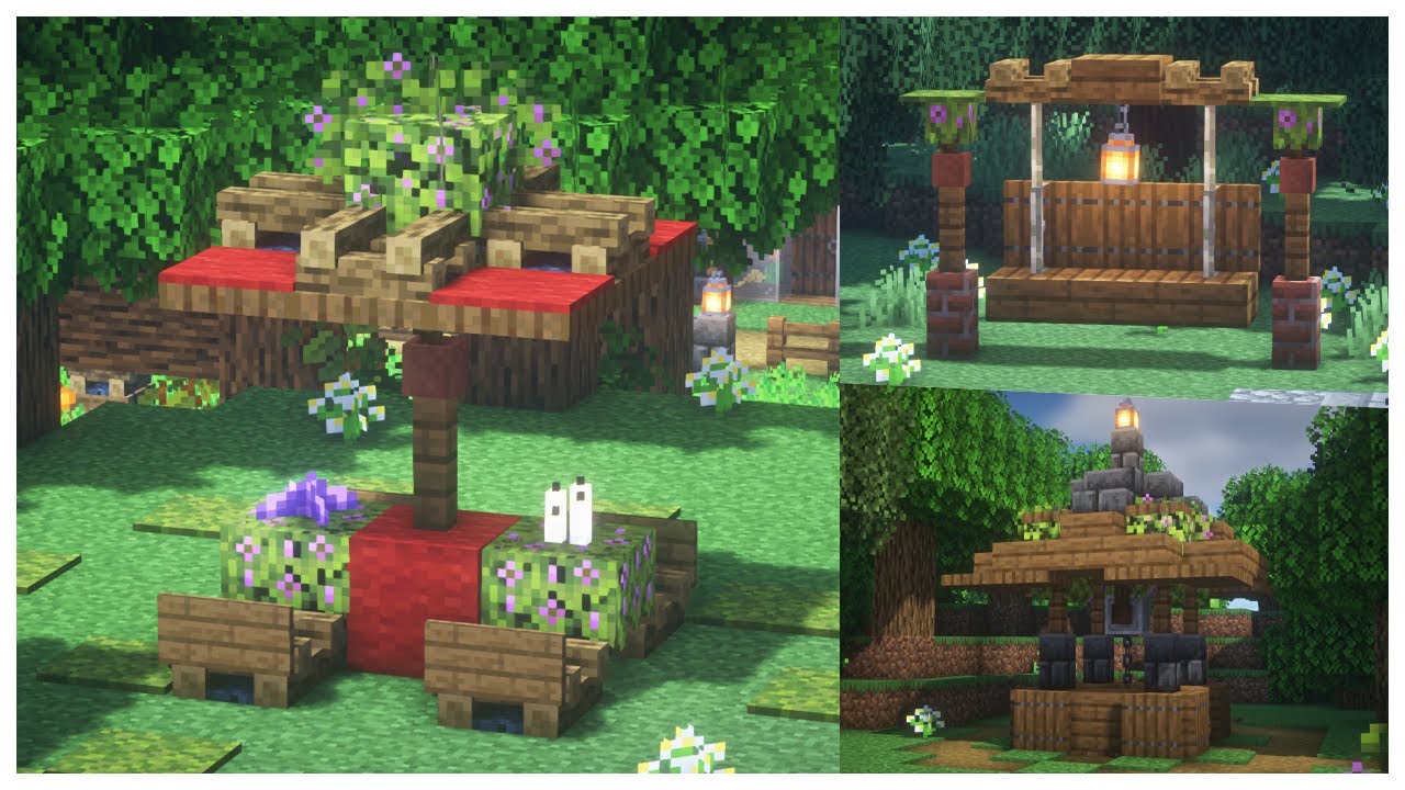 【マイクラ実況】簡単に作れる可愛い小物３選！作りました。 #15【マインクラフト】