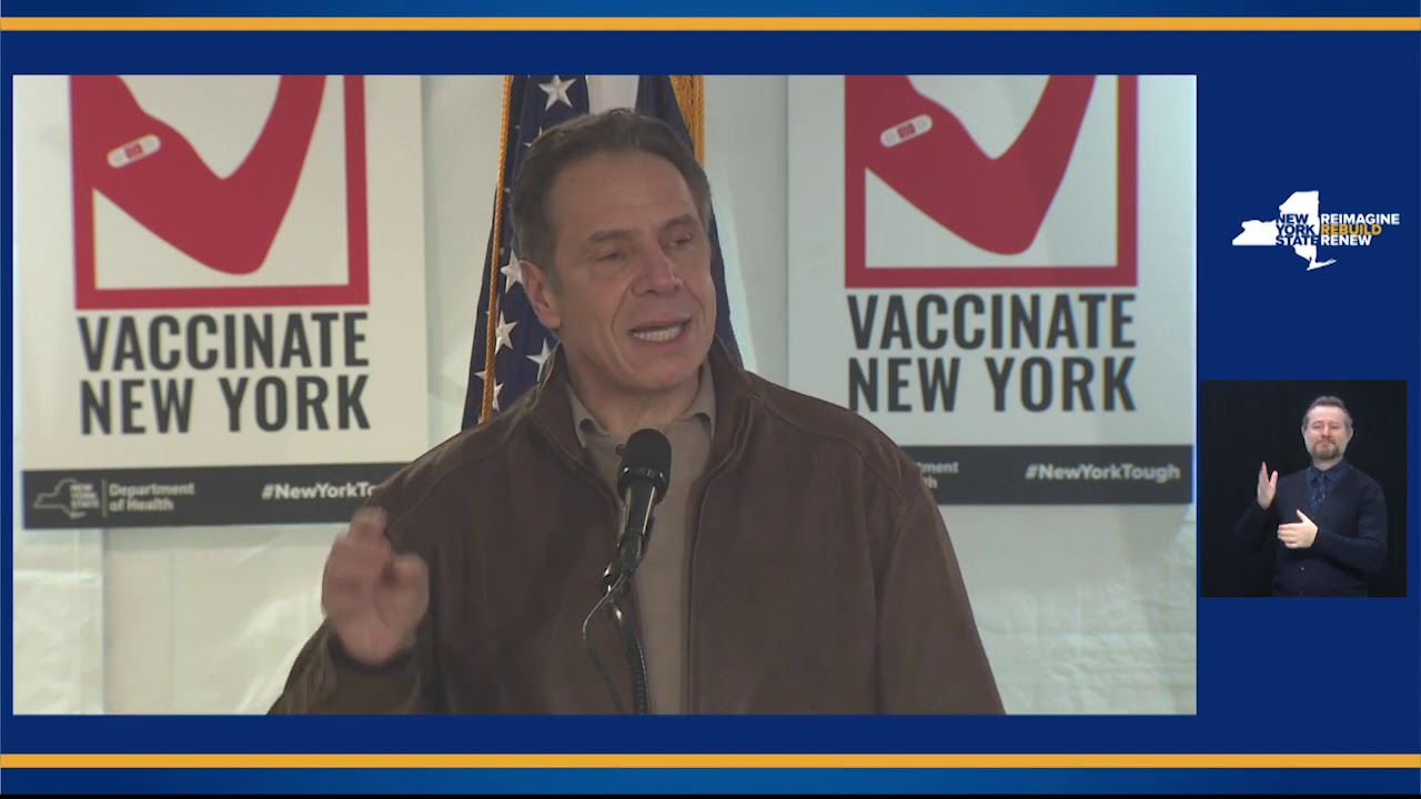 Governor Cuomo Visits NYCHA Vaccine Pop-Up Site and Makes An Announcement