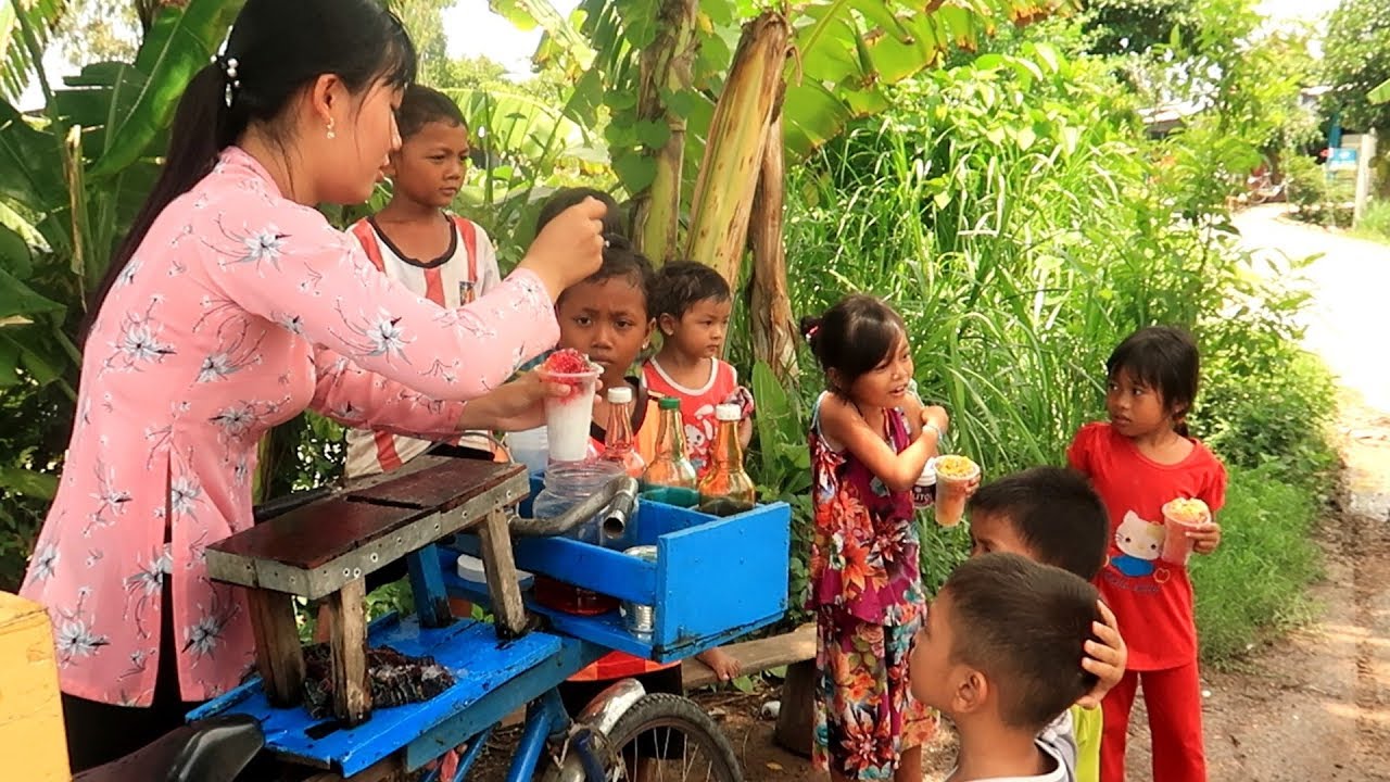 Đạp Xe Đi Bán Đá Bào Kem dạo Tuổi Thơ Trở Về đầy Cảm Xúc  | Thôn Nữ Miền Tây Tập 153