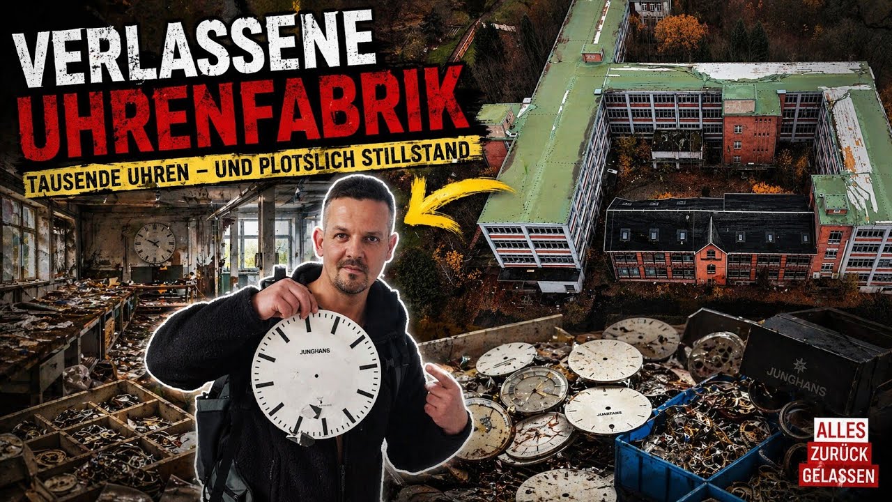 VERLASSENE UHRENFABRIK | 2012 blieb die Zeit hier stehen! | Lost Places 