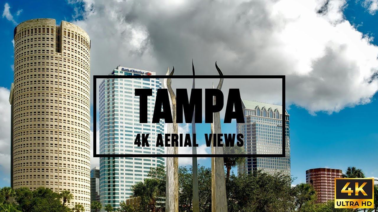 Tampa Florida Drone Tour in 4K | Aerial City & Waterfront Views