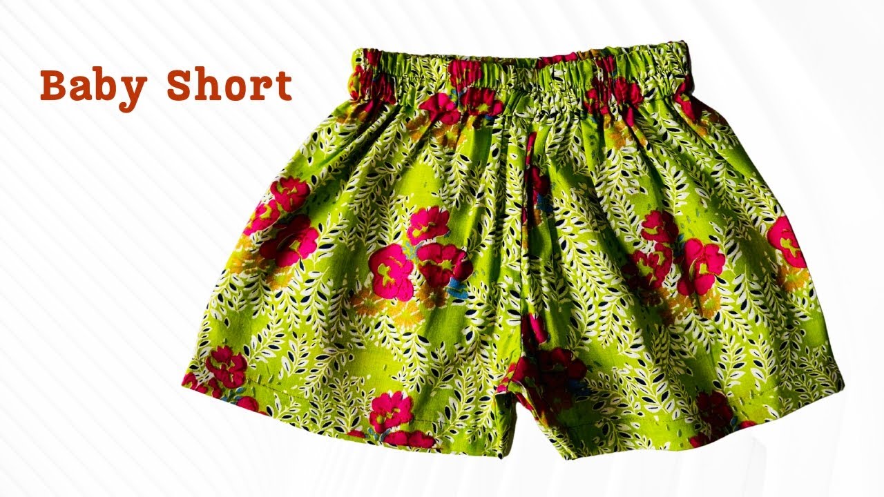Very easy Baby shorts cutting and stitching