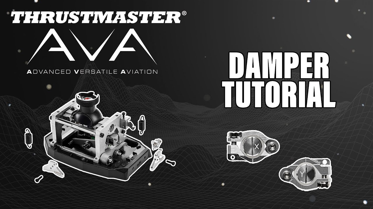 AVA Dampers tutorial - How to replace the dampers on the Thrustmaster AVA Base