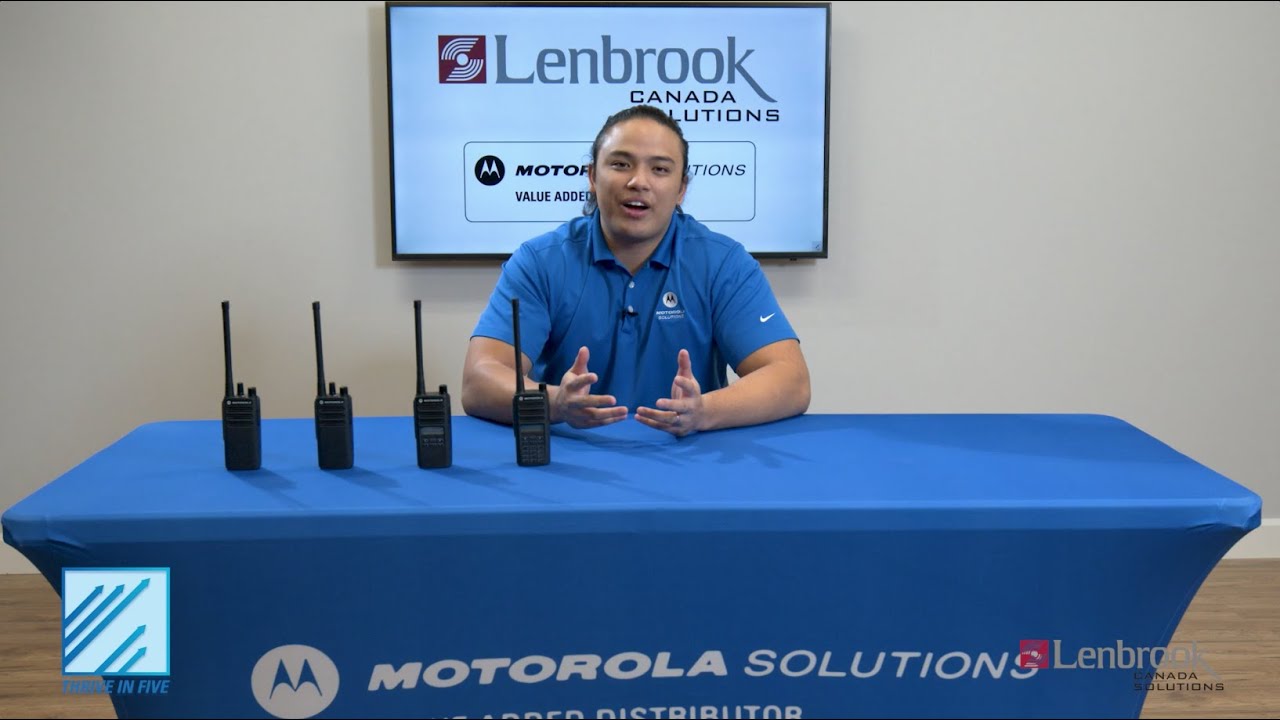 Lenbrook's Thrive in Five with Motorola CP100d Radios