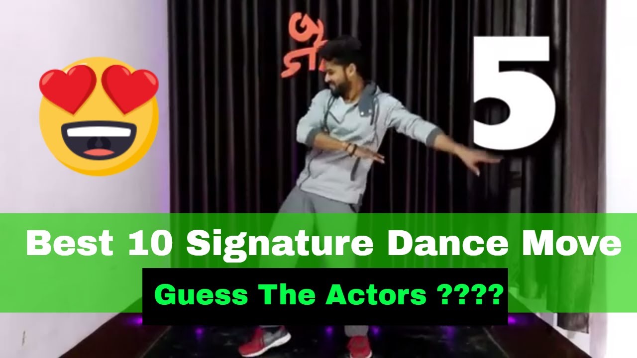 Guess The Actors by Dance Steps | Best 10 signature Dance Move of Bollywood Actors