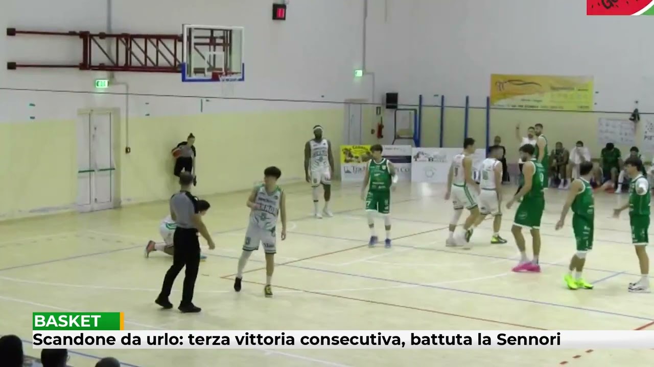 Scandone da urlo: terza vittoria consecutiva, battuta la Sennori