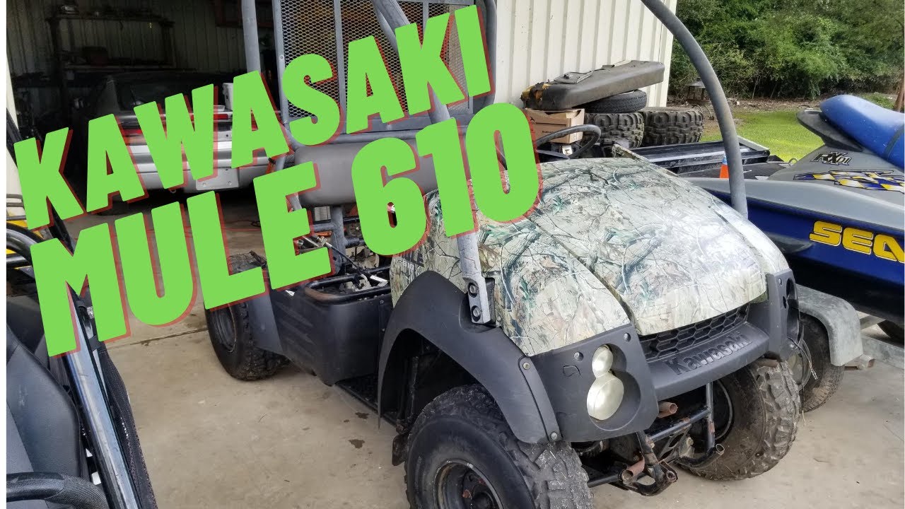 Kawasaki Mule 610 engine install/removal & Driveshaft Carrier Bearing Install/Removal!!