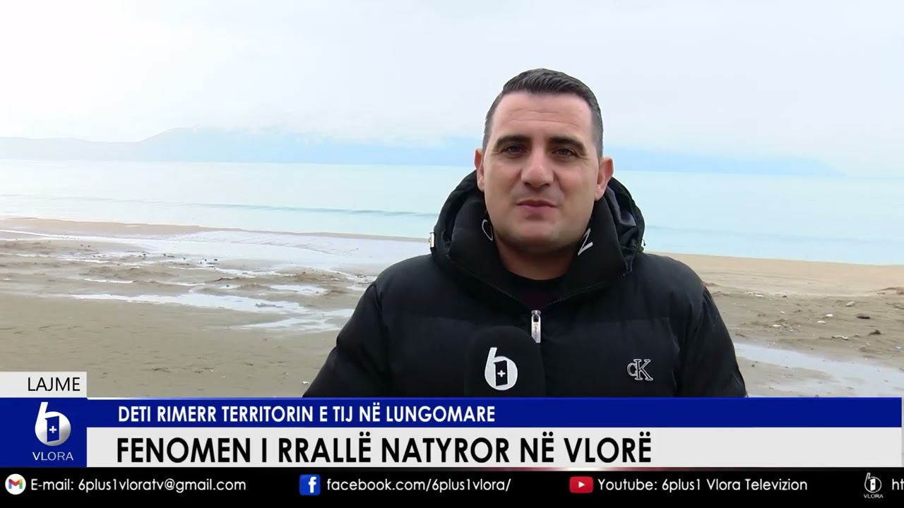 Fenomen i rrallë natyror në Vlorë. Deti rimerr territorin e tij në Lungomare