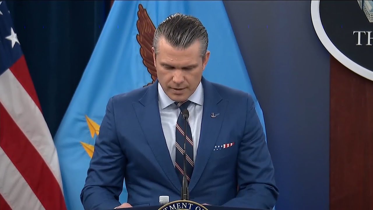 Defense Secretary Pete Hegseth gives update on Operation Epic Fury