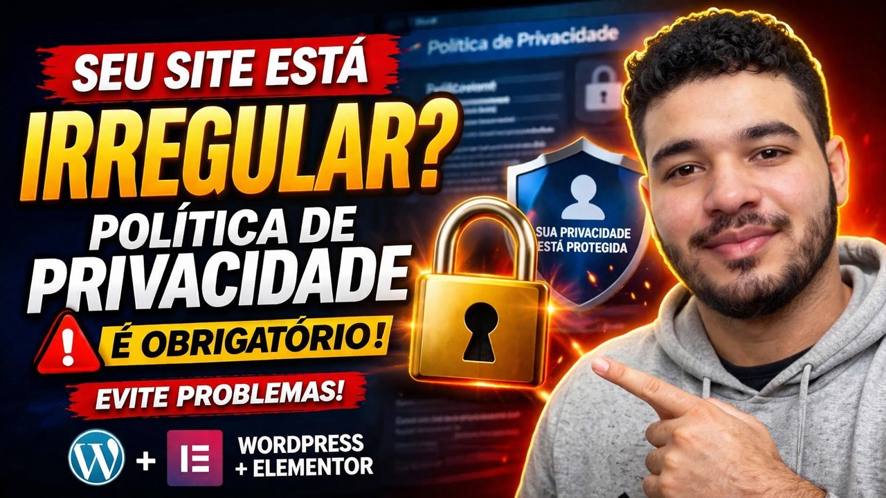 Como Criar Páginas de Política de Privacidade e Termos de Uso no WordPress com Elementor