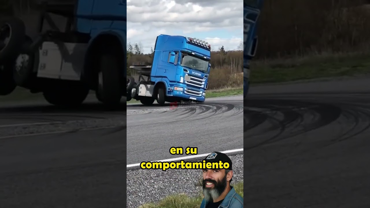 🚨 Prueba de estabilidad a camiones Scania 😯 #trucks #trailers #camioneros #camiones #camion
