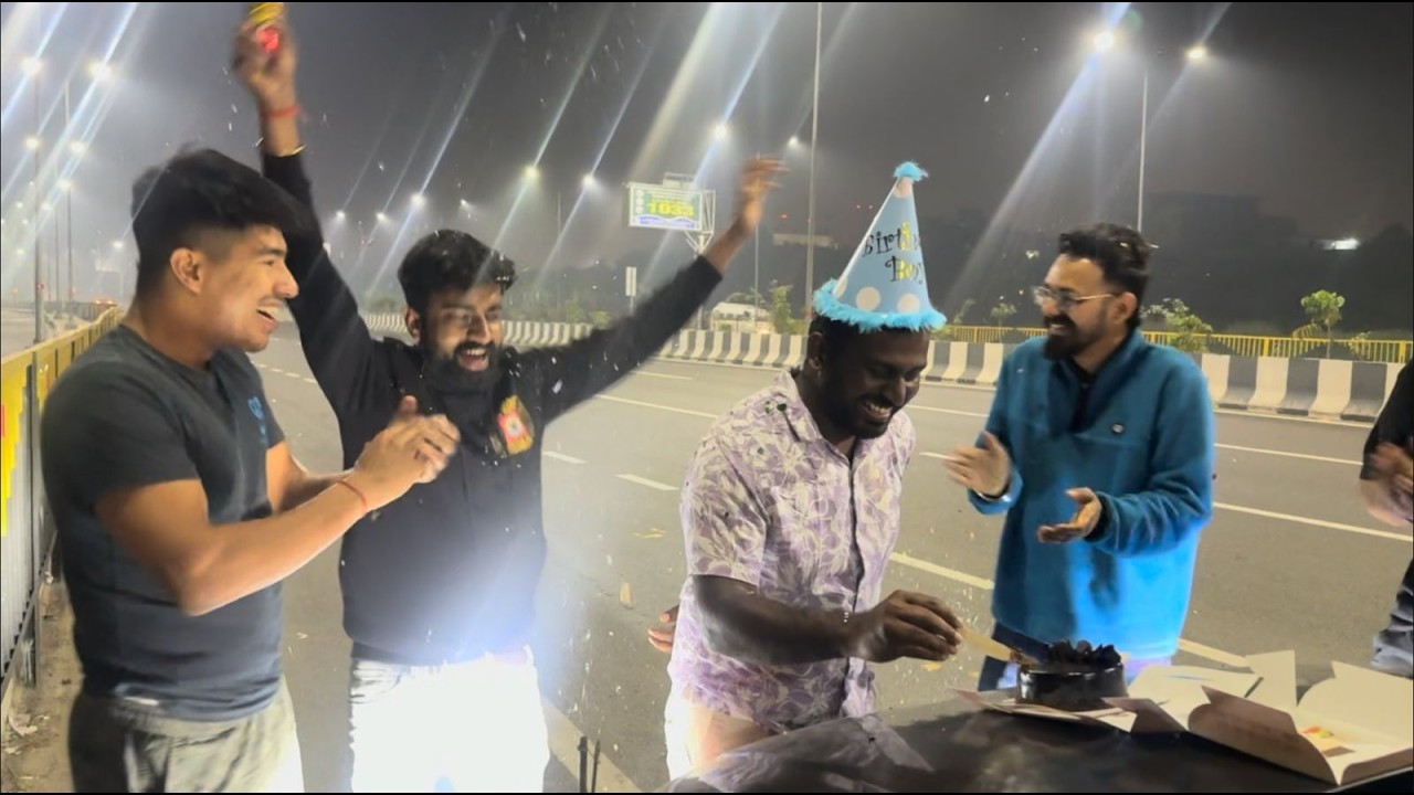 Unexpected Highway Birthday Surprise for Kiran 😮