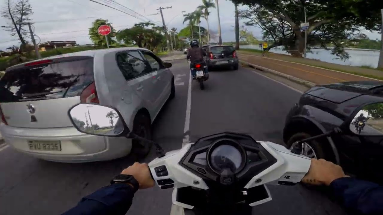 DIA A DIA DE ELITE 125, INDO PRO TRAMPO TRÂSITO PESADO