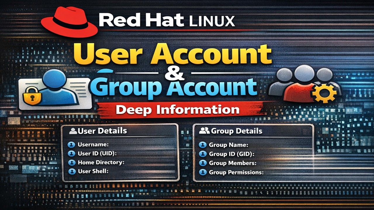 Red Hat Linux User Account and Group Account Deep Explanation | RHCSA EX200