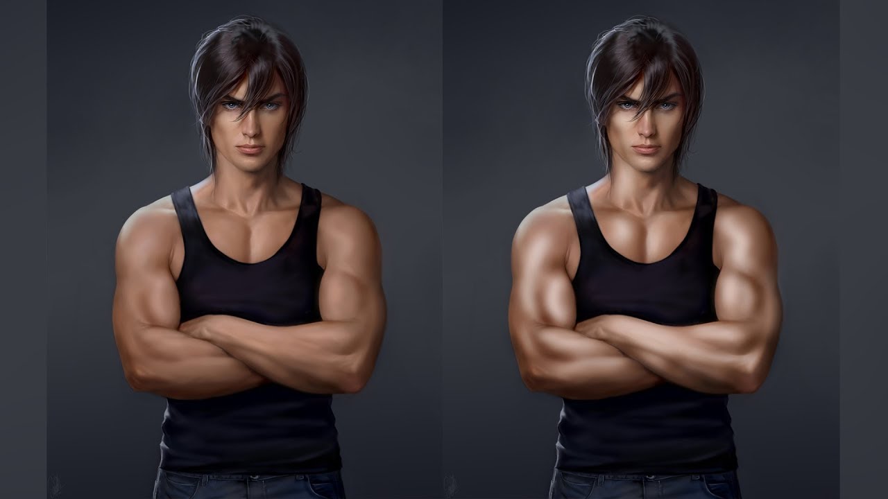 Как использовать эффекты осветления и затемнения при рисовании линий в Photoshop | Вкусные уроки