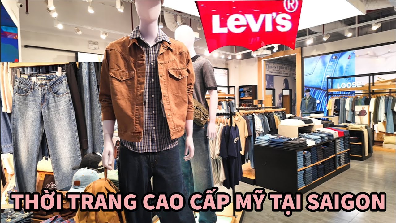 Levi’s ! THỜI TRANG CAO CẤP MỸ Quần Áo Jean Nam Nữ Áo Thun Áo Sơ Mi Dễ Phối Đồ Phù Hợp Mọi Lứa Tuổi