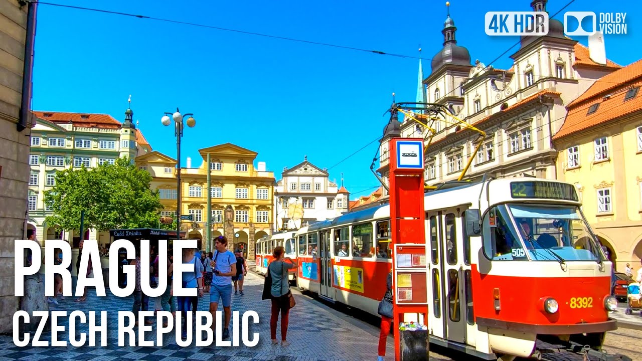 Prague, Castle to Charles Bridge - 🇨🇿 Czech Republic [4K HDR] Walking Tour