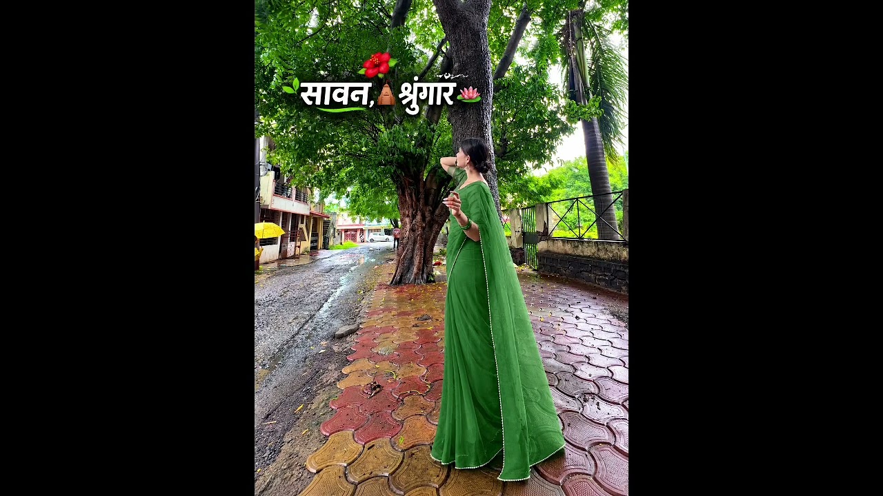 Try these 6 attractive pose ideas to take beautiful photos in the greenery of Sawan! 🌧️💚