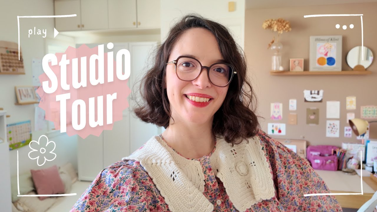 Studio Tour ✨ Je gère ma boutique en ligne de papeterie japonaise depuis mon salon !