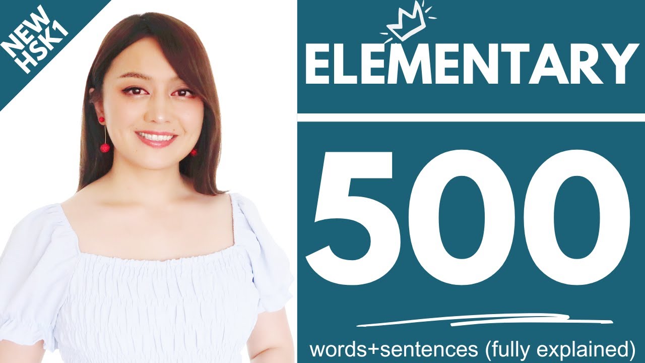 HSK 3.0 - Level 1(New Curriculum)  Elementary Chinese 500 Words + 500 Sentences + Grammar  (EP3–EP7)