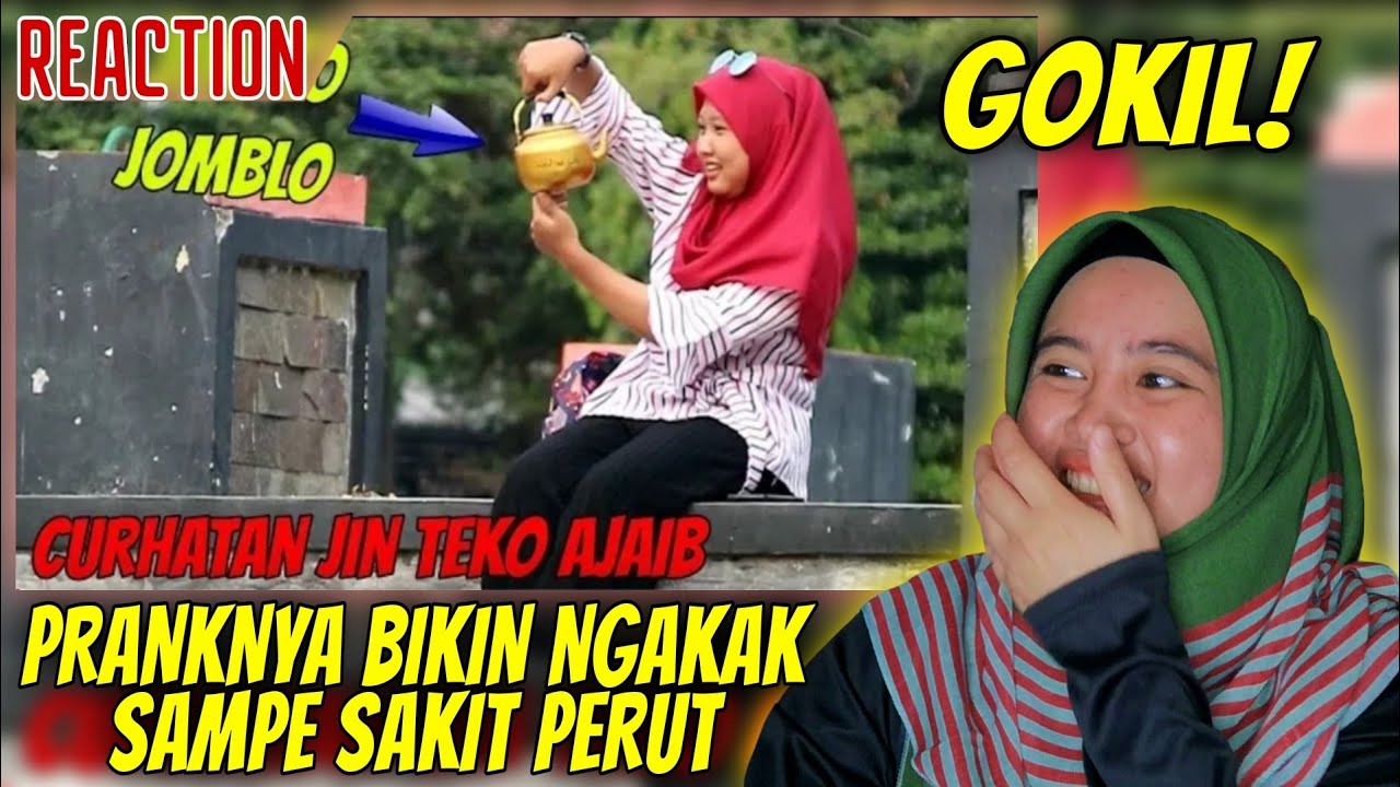 SAKIT PERUT GUE ‼️ LEWANE TV PRANK CURHATAN LUCU JIN JOMBLO DIDALAM TEKO AJAIB | MALAYSIAN🇲🇾REACTION