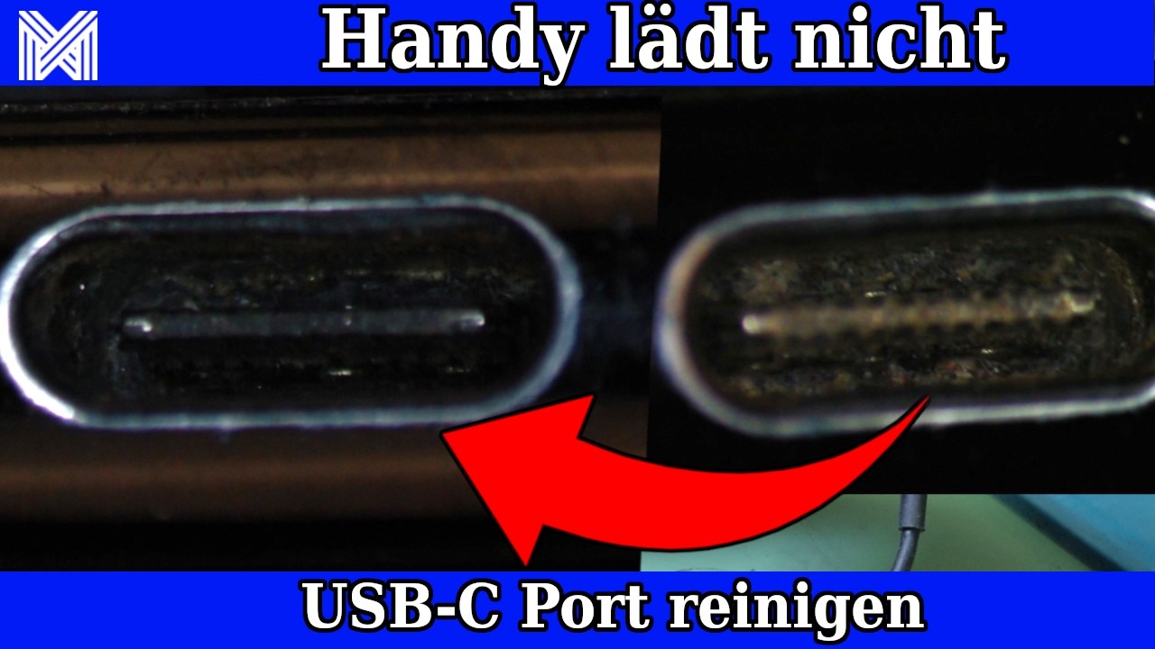 USB-C Port am Smartphone reinigen