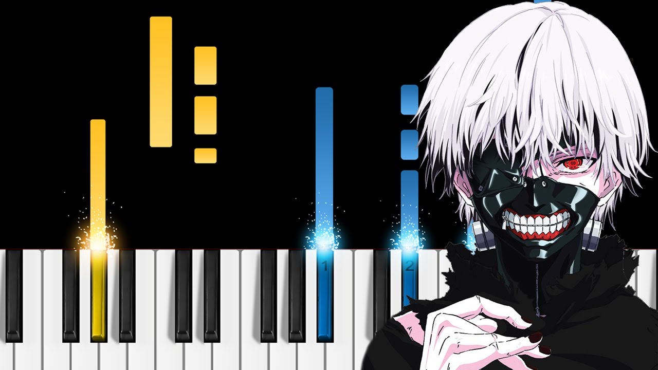 Tokyo Ghoul - Glassy Sky - Piano Tutorial
