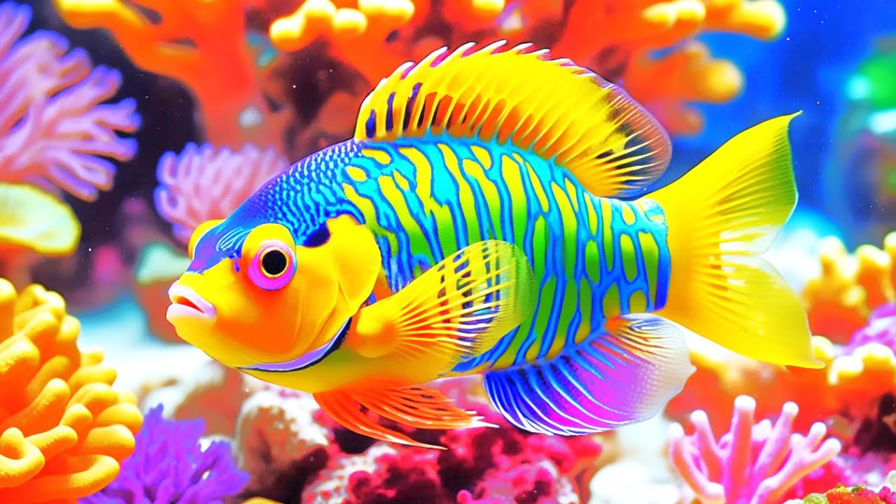 The Best 4K Aquarium - Dive Into The Mesmerizing Underwater Realm, Sea Jellyfish