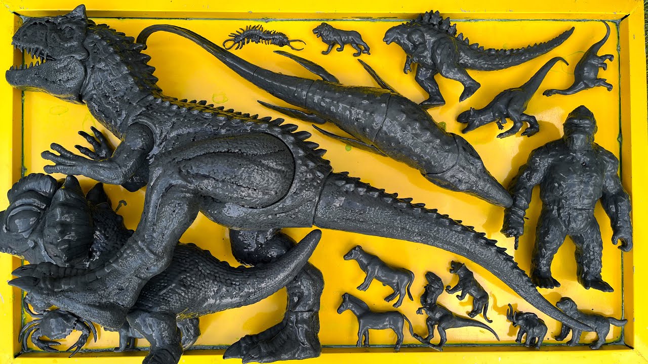 Dinosaurus Jurassic World Dominion:T-rex, Brachiosaurus, TungTung Sahur, KingKong, Godzilla, Skibidi